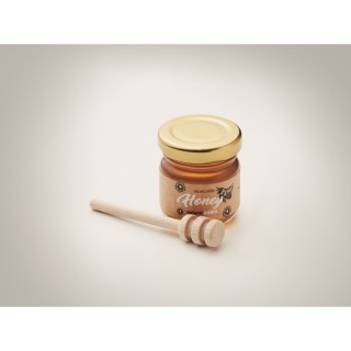Set de tarro de miel de flores silvestres con dispensador
